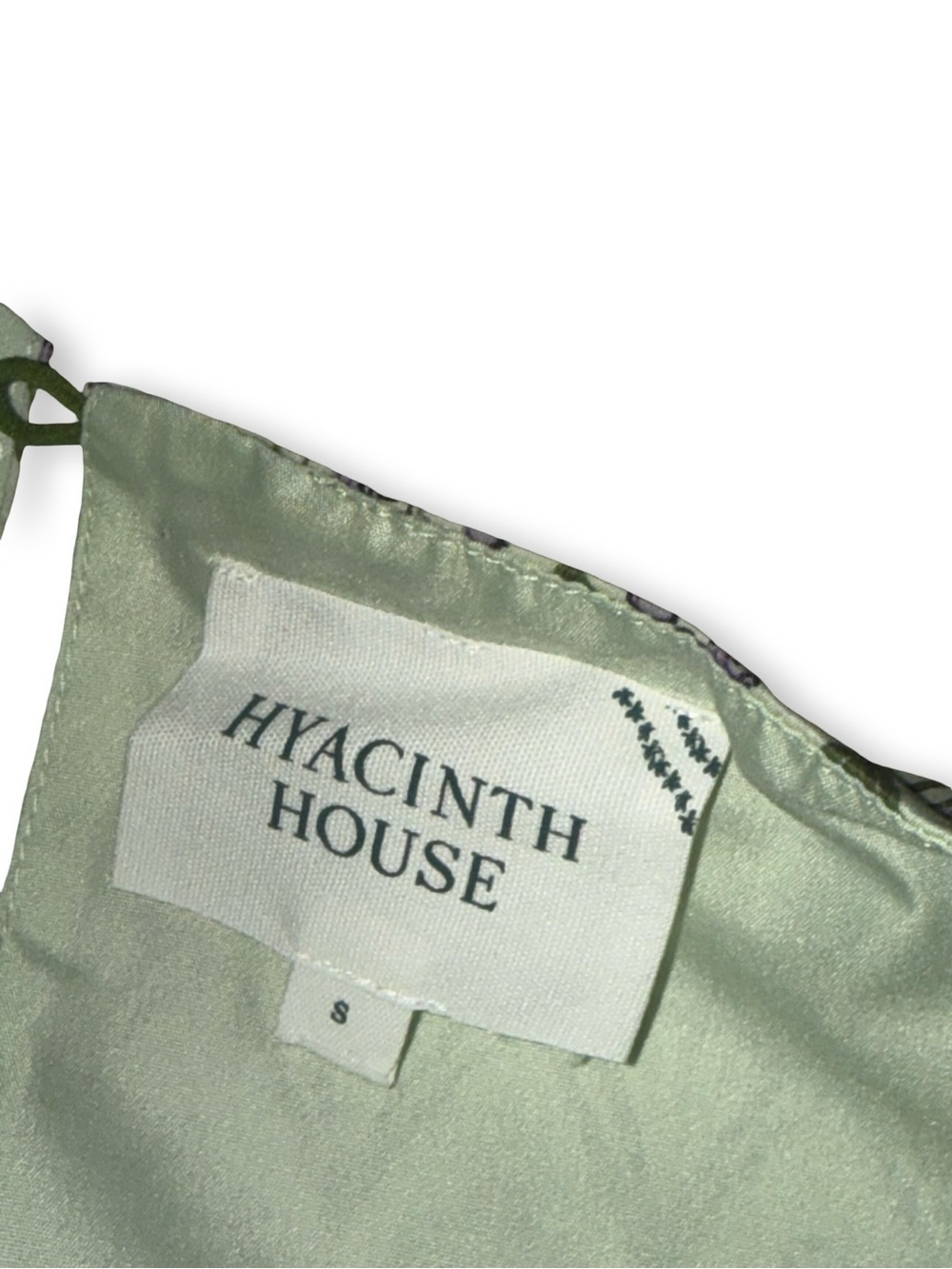 Hyacinth House Sleeveless Green Printed Button-Front Top - Picture 3 of 5